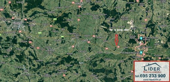 Sprzedam działkę inwestycyjną 45a przy DK 92 w Wilcznej działka Wilczna