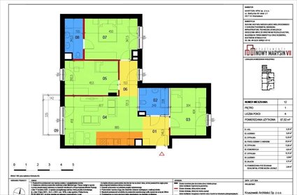 4-pokojowe mieszkanie 87,52 m² w Wawerze zapraszam mieszkanie Warszawa, Wawer, Marysin Wawerski, Bluszczowa
