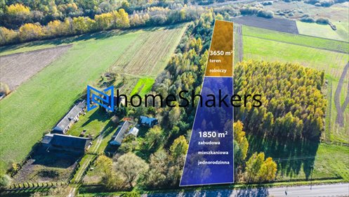 działka na sprzedaż 5500m2 działka Sitne, Główna