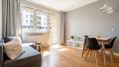 Komfortowe 2-pokojowe mieszkanie z balkonem i widokiem na patio mieszkanie Wrocław, Stare Miasto, Tęczowa