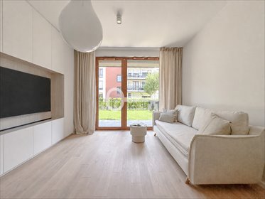 Nowe 2-pokojowe mieszkanie z ogródkiem w Wilanowie zapraszam mieszkanie Warszawa, Wilanów, Sarmacka