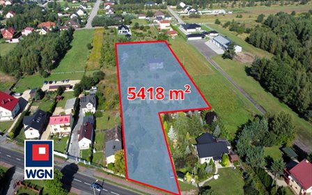działka na sprzedaż 5418m2 działka Kłomnice, Częstochowska