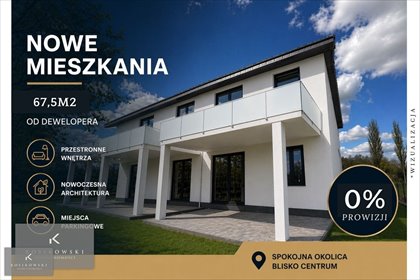 Polecam nowoczesne 67,5 m² mieszkanie z tarasem w Kępnie mieszkanie Kępno