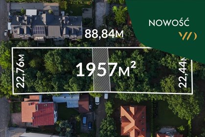 działka na sprzedaż 1957m2 działka Marki, Protazego