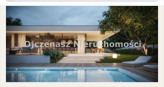 Nowoczesny bungalow 250 m² z energooszczędnymi technologiami dom Niemcz