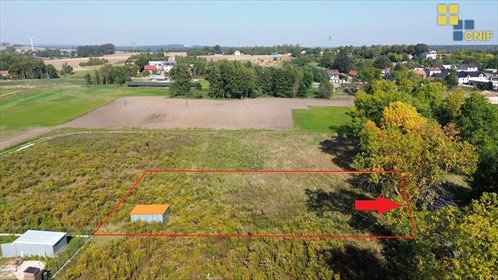 Działka budowlana 1105 m² z projektem i mediami działka Wilkowiecko