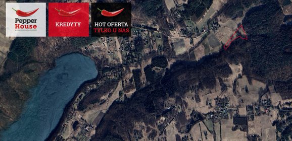 działka na sprzedaż 1000m2 działka Huta Dolna