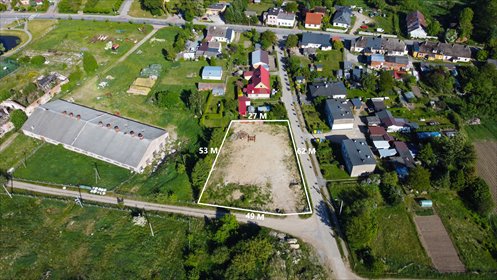 Malownicza działka 2147 m² z dostępem do dwóch dróg działka Kwasowo