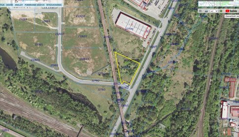 działka na sprzedaż 2191m2 działka Dąbrowa Górnicza, Transportowa