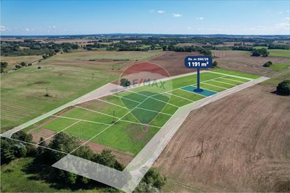 działka na sprzedaż 1191m2 działka Będzino