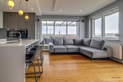 Penthouse 90 m² z tarasem i panoramicznym widokiem polecam mieszkanie Wrocław, Stare Miasto, Tęczowa