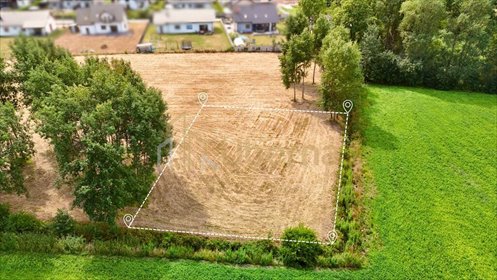 Na sprzedaż działka 1155 m² w Marszewie z WZ na dom działka Marszewo