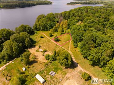 Na sprzedaż działka 3968 m² nad jeziorem w Cieszynie działka Cieszyno