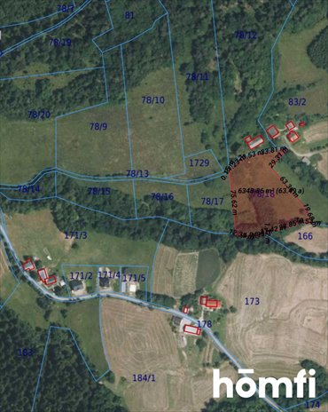 działka na sprzedaż 6349m2 działka Męcina