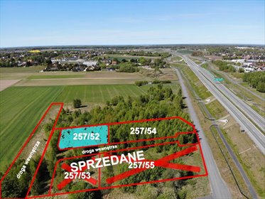 działka na sprzedaż 1200m2 działka Stare Bielice, Rumiankowa