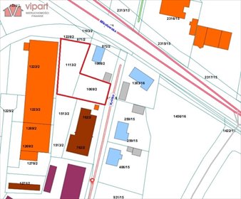 Działka pod warsztat z mediami, pozwolenie, 1717 m2 działka Tychy, Stare Tychy, Krótka