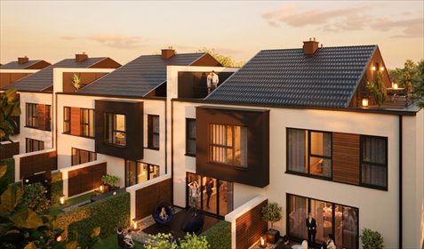 Nowoczesna szeregówka 141m2 z tarasem na Herbowej dom Rzeszów, Herbowa