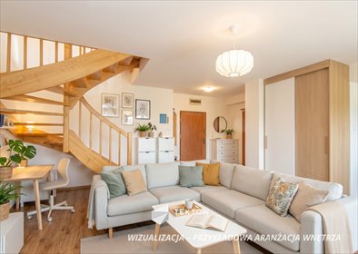 Przestronne 95 m² dwupoziomowe mieszkanie (4 pokoje) z balkonami mieszkanie Poznań, Piątkowo, Stefana Batorego