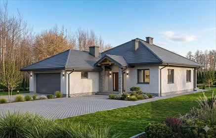 Nowoczesny dom LOTE 160 m2 na dużej działce 1000 m2 dom Żuków