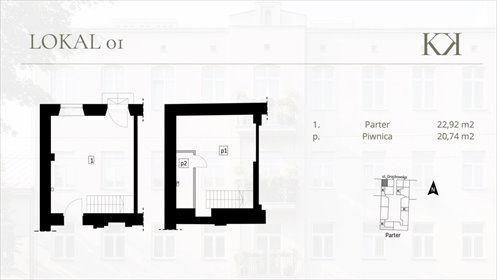 Kamienica Kamionek z rewitalizacją, 22,92 m2. lokal użytkowy Warszawa, Praga-Południe Kamionek, Grochowska