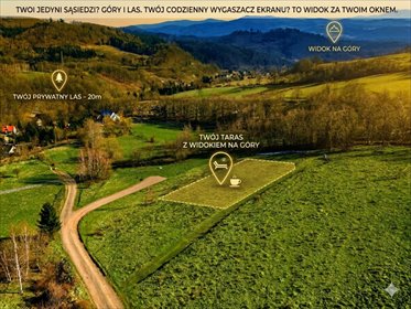 Działka 15 arów z widokiem na Sudety, Wilcza Kłodzko działka Wilcza