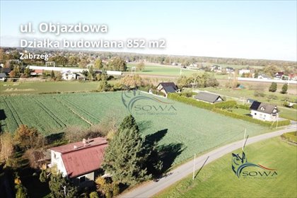 Polecam działkę 900 m² w Zabrzegu - media, dojazd asfaltowy działka Zabrzeg