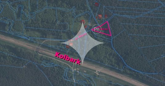 działka na sprzedaż 2143m2 działka Kolbark, Młyny