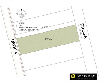 działka na sprzedaż 1230m2 działka Sielachowskie