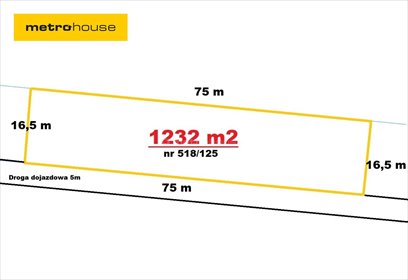 działka na sprzedaż 1232m2 działka Gorzyce, Wyzwolenia