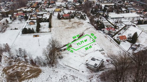 działka na sprzedaż 1171m2 działka Bielsko-Biała, Komorowice Krakowskie, Przeciętna