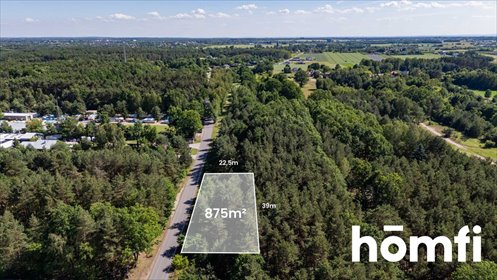 Działka 875 m² z planem usługowym, blisko Radomia działka Zdziechów