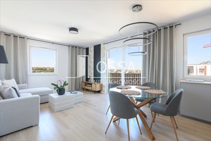 Nowe 3-pokojowe mieszkanie 67 m² w Gdańsku - balkon i wykończenie mieszkanie Gdańsk, Borkowska 1