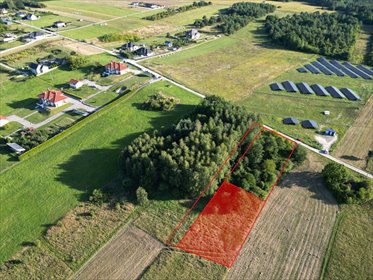 Działka 1000 m² z widokiem na Chęciny, cicha okolica. działka Chęciny, Wolica