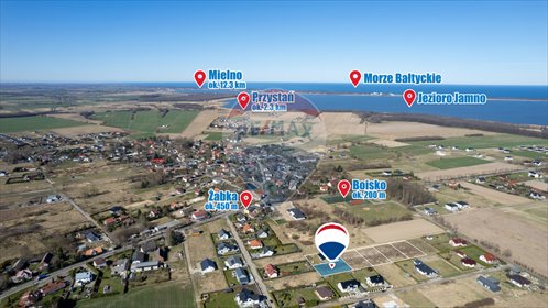 działka na sprzedaż 938m2 działka Koszalin, Jamno