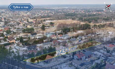 działka na sprzedaż 2453m2 działka Blachownia, Ostrowy, Sosnowa