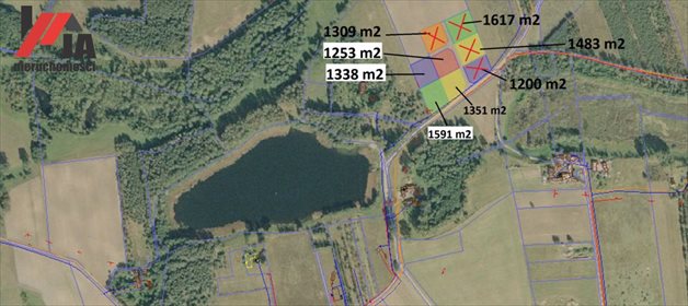 Działka rekreacyjna na sprzedaż Rumunki Tupadelskie 1 351m2 Foto 1