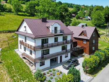 Kompleks 3 budynków z widokiem na Babią Górę dom Grzechynia