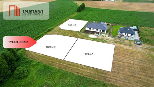 działka na sprzedaż 911m2 działka Rynarzewo