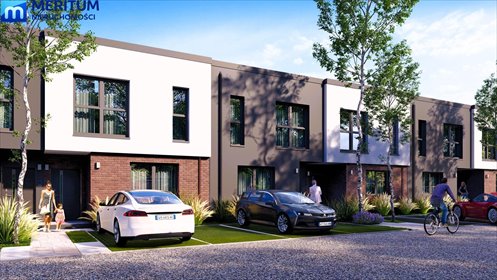 Nowoczesny segment 81 m² z ogródkiem i miejscami zapraszam dom Grodzisk Mazowiecki