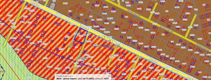 działka na sprzedaż 822m2 działka Marki, Leopolda Lisa Kuli