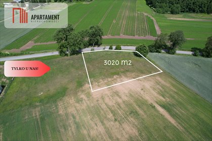 działka na sprzedaż 3020m2 działka Mała Cerkwica