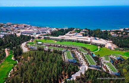 Nowoczesne domy z widokiem na golf i morze w Mijas dom Mijas Costa