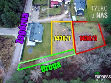 działka na sprzedaż 986m2 działka Czarna Białostocka, Zagórna