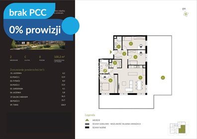 Nowoczesne 4-pokojowe mieszkanie z balkonem i ogródkiem mieszkanie Bydgoszcz, Flisy, Mińska