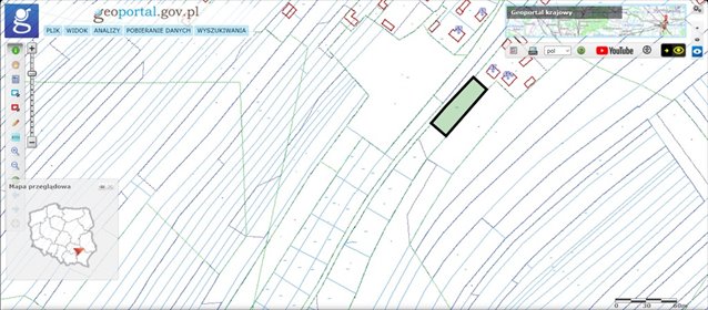 działka na sprzedaż 1151m2 działka Kłyżów