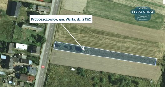 działka na sprzedaż 1400m2 działka Proboszczowice