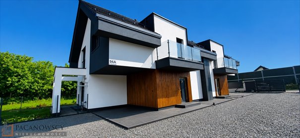 Nowoczesny dom bliźniak 154m2 z tarasem i balkonem dom Zielonki