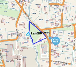 działka na sprzedaż 4982m2 działka Dębnica Kaszubska, ks. Antoniego Kani