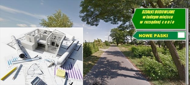 Sprzedam działki budowlane 3000 m² w Nowych Paskach działka Nowe Paski
