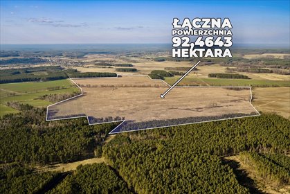 Duża działka rolna 92 ha z łatwym dojazdem, idealna inwestycja działka Koźla